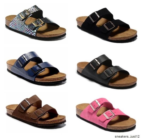 

birk arizona mayari gizeh street summer men women pink flats sandals cork slippers sandy beah casual shoes print mixed size8201107, Black