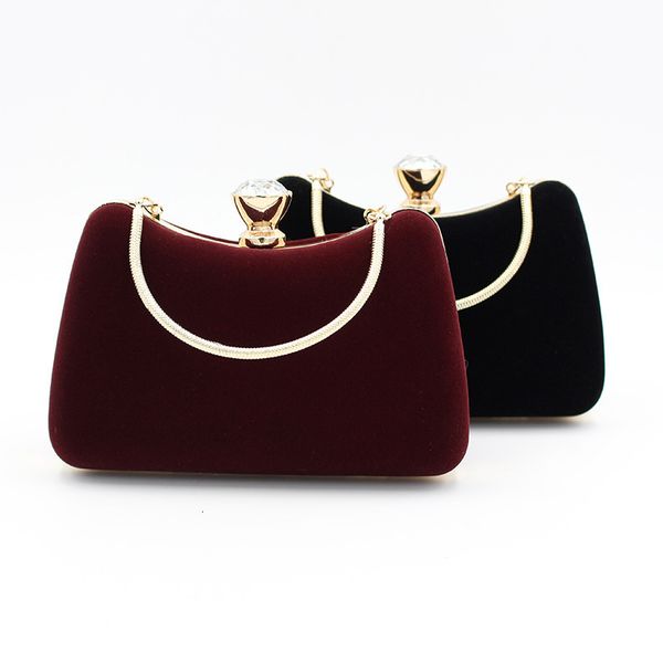 

evening bags elegant velvet luxury wedding bride clutch ladies tote wallets party handbag purses feminina bolsa clutches 221128