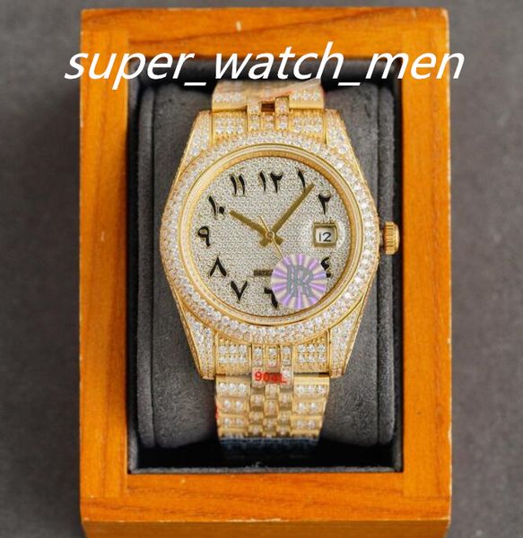

multiple styles luxury watches full diamond mens watch automatic mechanical watches 41mm with diamond-studded steel women fashion wristwatch, Slivery;brown
