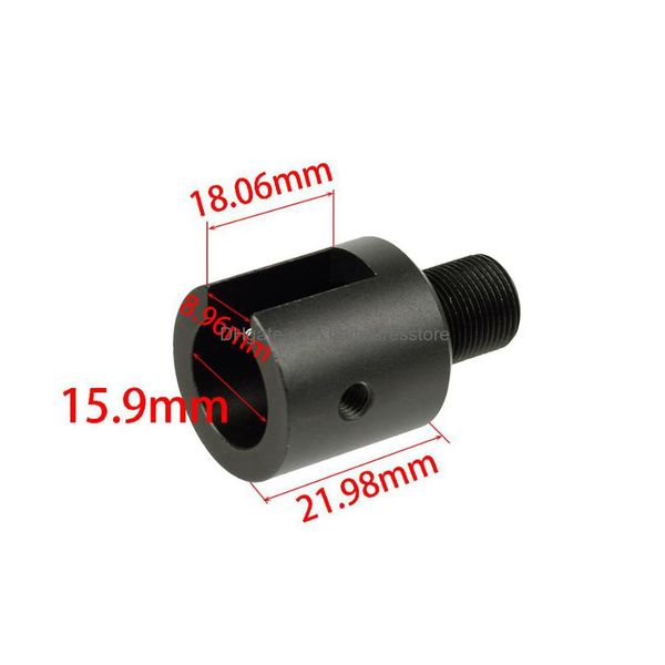 

others tactical accessories aluminum ruger 1022 10/22 muzzle brake adapter 1/2x28 5/8x24 .750 barrel end thread protector combo .223 dhtnn