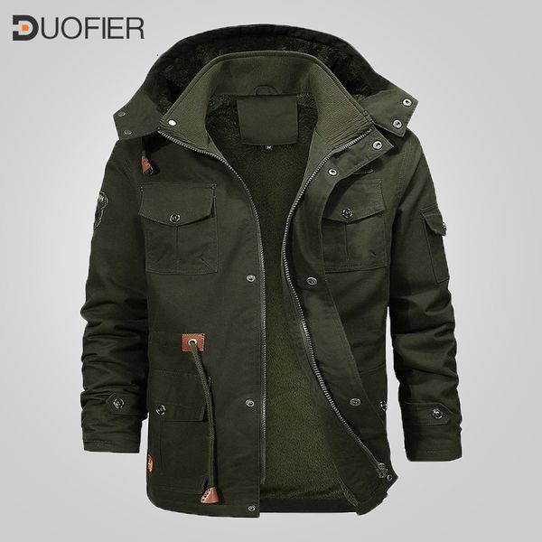 

mens jackets parkas fashion casual hooded male solid windbreaker cargo outdoors coats winter man loose jacket streetwear outwear 221129, Black;brown