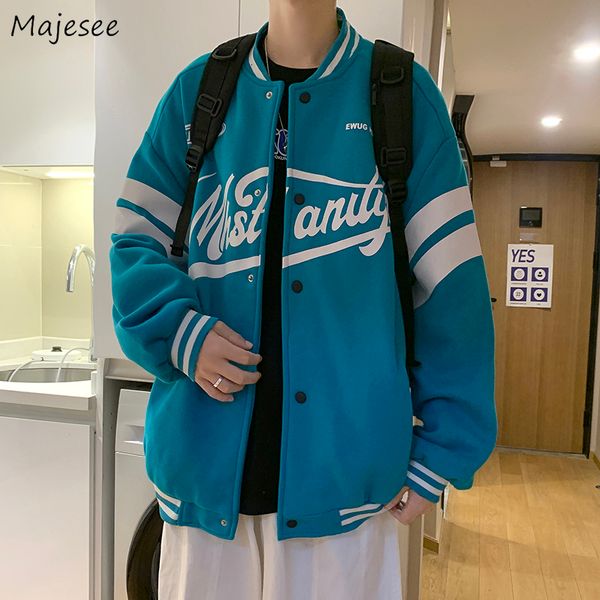 

men's jackets letter patchwork men single breasted harajuku couples baseball jacket coats college baggy outwear casual mens clothing 22, Black;brown