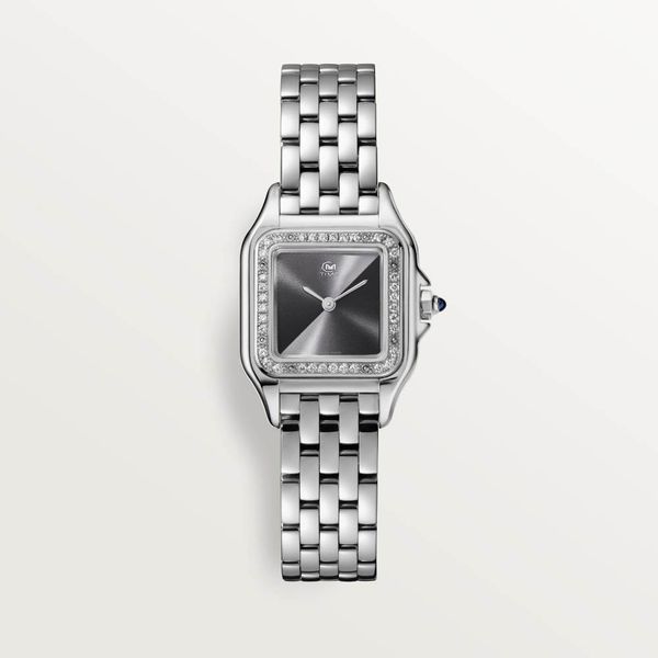 

fashion women's watch quartz movement ultra-thin stainless steel strap inlaid with imported diamonds is noble and elegant, Slivery;brown