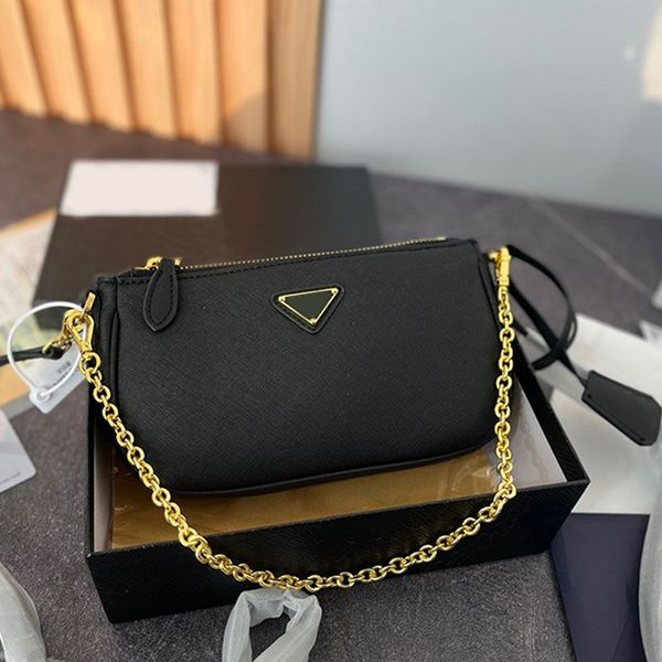 

designer womens cross body bag underarm shoulder bags chain leather lady handbags purse small backpack luxury armpit wallet zipper removable