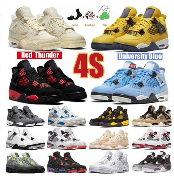 

jumpman 4 basketball shoes outdoor sneakers black cat red thunder infrared sail cool grey white oreo pure money motorsports for men women 4s