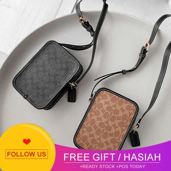 

luxury handbags designer bags 2022 aolai new men's bag one shoulder msenger camera classic flower mobile phone evening clutches party c