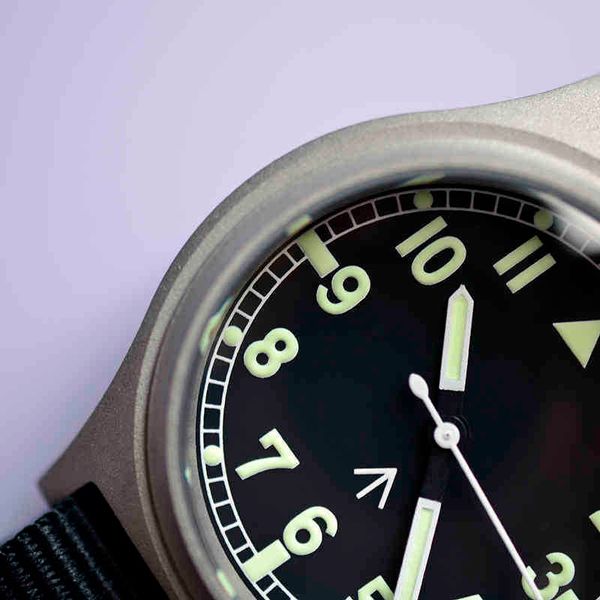 

iwc watch pilot copy pilot steel sapphire waterproof vintage military men's g10 wrist men watch dtjh, Slivery;black