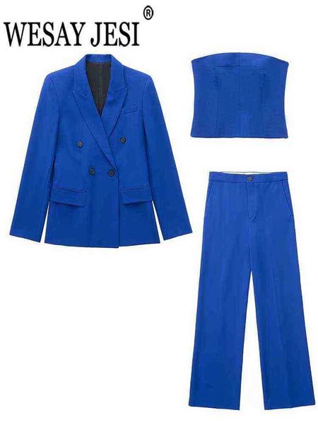 

suit wesay jesi ladies casual suit loose single breasted solid color jacke, White;black