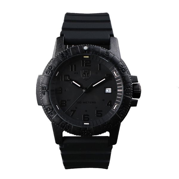 

wristwatches hnlgnox mens diver watches tritium pilot watch military 10atm waterproof quartz wristwatch carbon fiber case t25 luminous sport, Slivery;brown