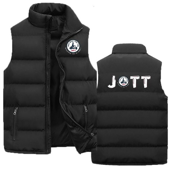 

men's down parkas winter latest printed couple coat vest sleeveless zipper jacket solid color lapel m-5xl 221129, Black