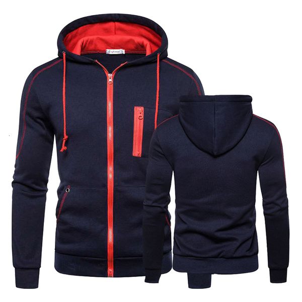 

men's jackets winter hooded zipper coat outdoor casual sportswear long sleeve for men 221129, Black;brown