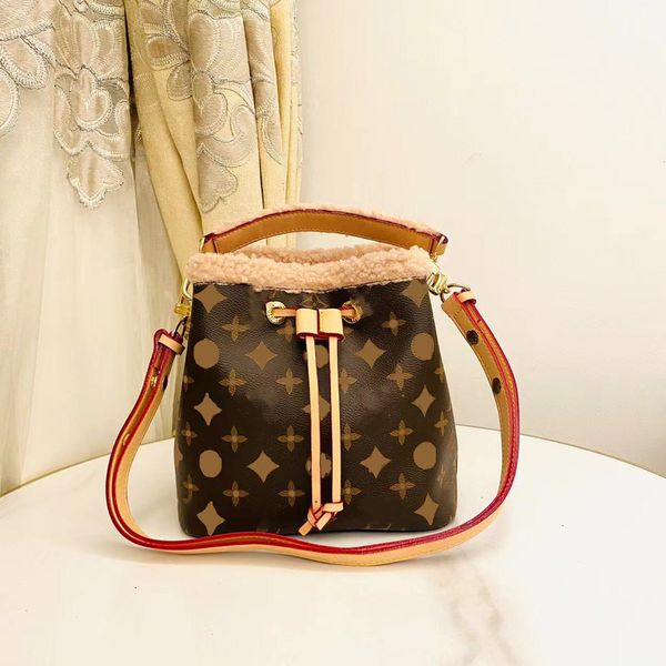 

neonoe mini drawstring bucket bag muria purse luxury designer crossbody shoulder bags handbag women's fashion leather handbags wholesal