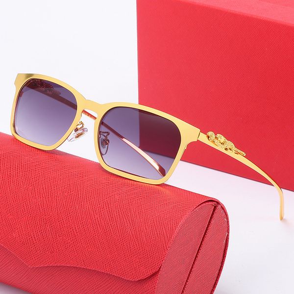 

stereoscopic leopard head sunglass club master cycle women designer sunglasses womens lens lunette man sun glasses mens designers frames son, Black