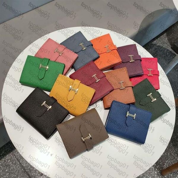 

2022 leather genuine women wallet long clutch lady walet portomonee luxury brand money bag with original box wallets card purse283e, Red;black