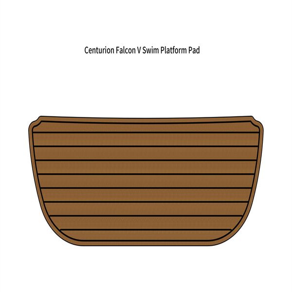 

centurion falcon v swim platform step pad boat eva foam faux teak deck floor mat