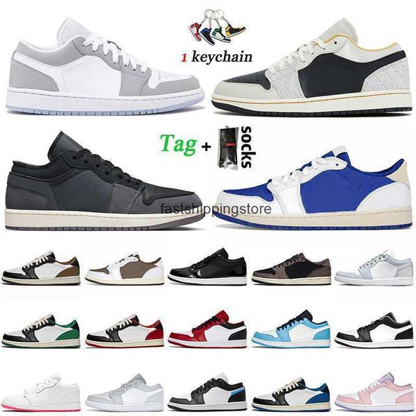 

2023 new basketball low lightning 1 shoes 1s fashion craft inside out black toe olive tear away silver cactus jack fragment wolf grey beaded
