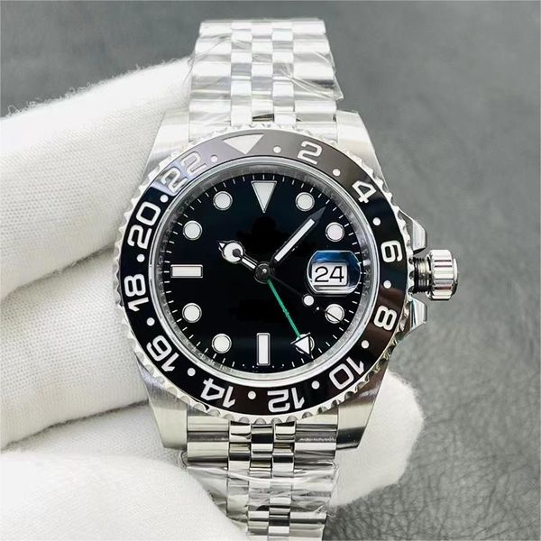 

man watch mens watchs womens wristwatches automatic mechanical movement gmt batman arabic 007 moonwatch btime sapphire luminous date just, Slivery;brown