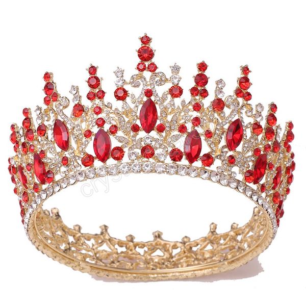 

vintage tiaras crowns for women circle bride headdress wedding hair jewelry elegance head ornaments, Slivery;white