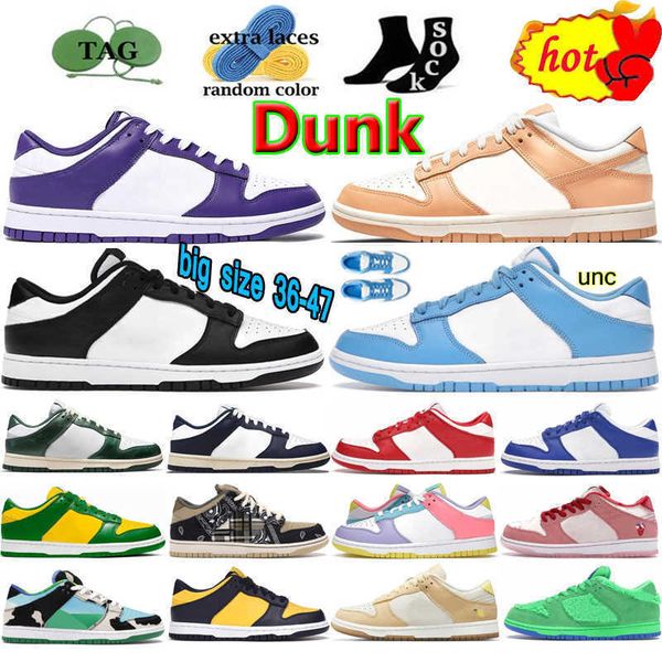 

casual shoes sneakers designer syracuse grey fog white mint university red varsity green sports big size 36-47 for panda men women, Black