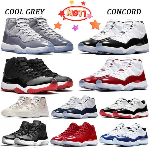 

2022 fashion cool grey jumpman 11s men basketball shoes cherry bred animal instinct cap and gown jubilee space jam concord 45 win like 96