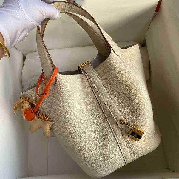 

designer bags hemees high level handbag 18h food basket elephant gray bucket bag mini hand women's togo leather head leisure