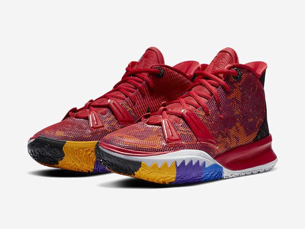 

shoes weatherman sports us4-us12 kids basketball high kyrie 7 cq9326-007 iv men women