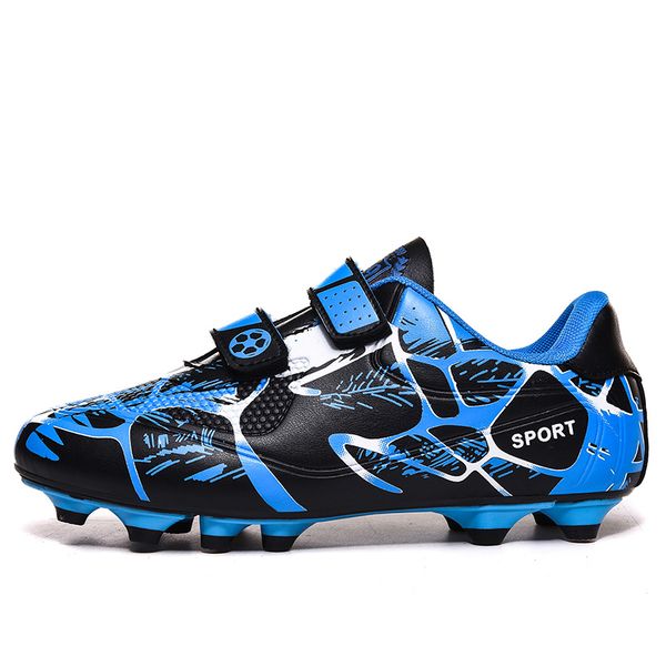 

dress shoes aliups soccer kids boys girls students cleats training football boots sport sneakers 221128, Black