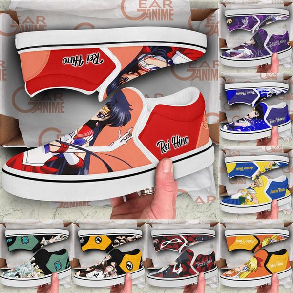 

customs shoes anime diy designer trainers mens womens sneakers customized running canvas shoe casual board shoes jogging personalized custom
