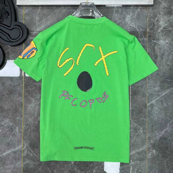 

men's fashion luxury t shirt brand tees men women sanskrit letter couple t-shirt sweatshirt horseshoe flower short sleeve polos cross, White;black