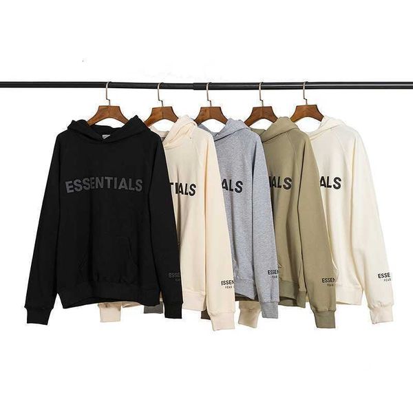 

hoodies hweatshirts gaojiechao brand new essentials letter wide versatile men's women's hooded sweater, Black