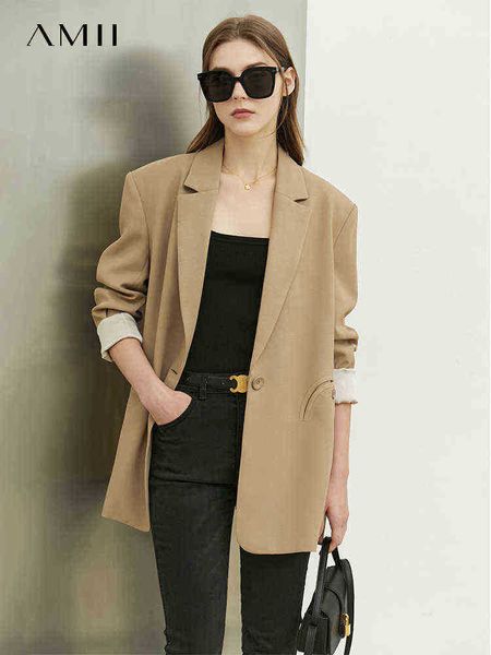 

suit amii minimalist spring women blazer jacket offie lady solid notched suit j, White;black