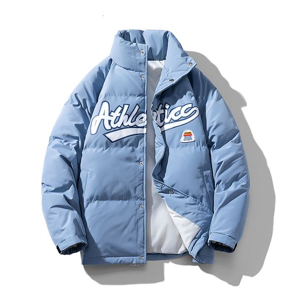 

men's down parkas men's and women's couple coats youth waterproof ski jacket warm thicken coat fashion casual warm puffer jac, Black