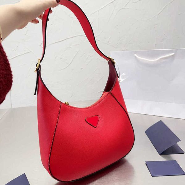 

evening bags shoulder bags luxurys handbag designer underarm bag leather half moom bag hobo crossbody handbags vintage simple crossbody unde