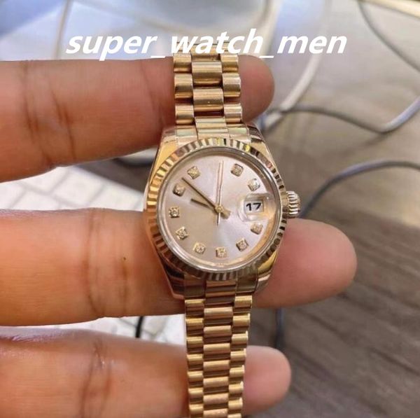 

woman watch 28mm 31mm 36mm lady watches multicolor dial julibee bracelet fashion automatic movement mechanical sapphire ladyes girl wristwat, Slivery;brown