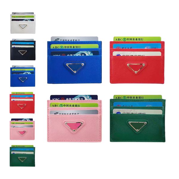 

fashion card holders designers wallet passport key pouch wristlets keychain luxurys card case pocket organizer mens womens genuine leathe pu, Red;black