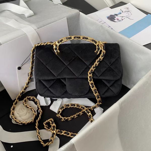 

vintage chain bag luxury bag designer women handbag enamel handle fashion shoulder bags crossbody clamshell flap purse leather classic ringe