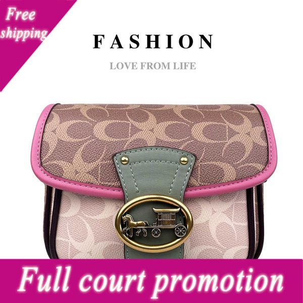 

luxury designer bags new semi round saddle small square fashion chain armpit shoulder msenger crossbody in summer 2022