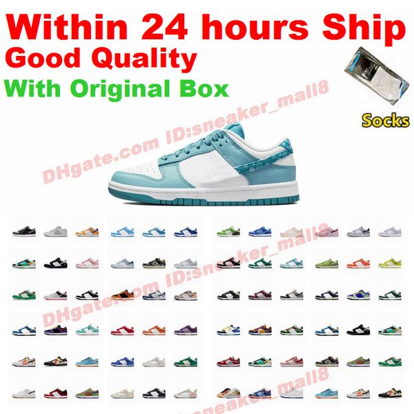 

with box casual shoes dunked men women reverse panda pink white black unc grey fog team green syracuse lottery gai sail mens trainers womens