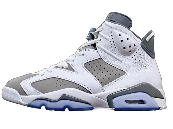 

2022 authentic basketball shoes air cool grey 6 6s ct8529-100 white medium sports sneakers outdoor mens trainers with original box 7-12