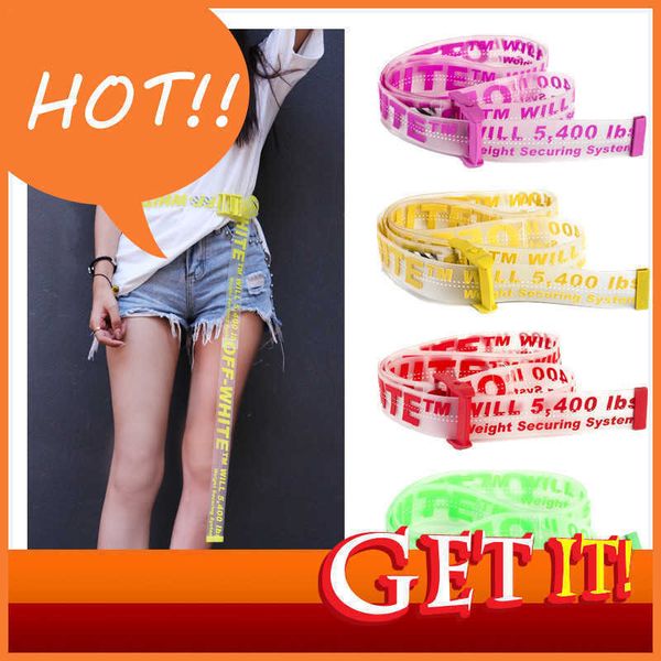 

fashion design belt correct version of 60%off1 transparent waistband three-dimensional clear pvc jelly hand splicing men's and women&#0, Black;brown