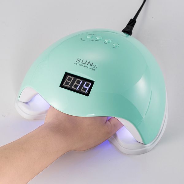 

nail dryers sun5 48w uv led lamp is suitable for all gel 24 beads automatic sensing display dryer 221129