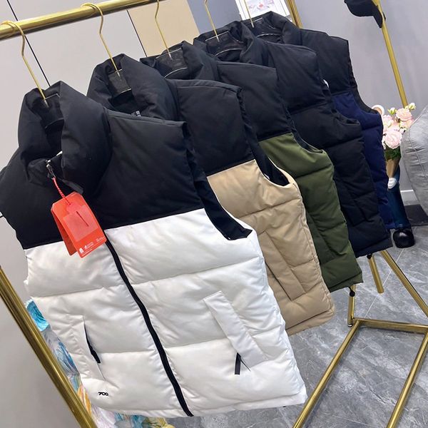 

mens vest womens winter down vests heated bodywarmer mans jacket jumper outdoor warm feather outfit parka outwear, Black;white