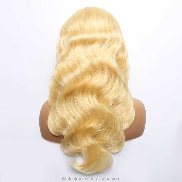 

headwear hair accessories other wholale 26inch wig human hair lace front wig body wave long straight virgin hair blonde 613 lace wigs for bl
