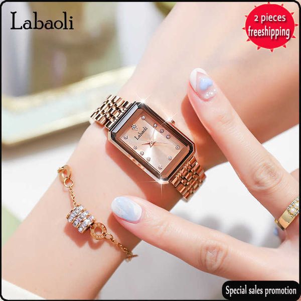

fashion luxury brand design watches labaoli la baoli new rose steel band watch la120, Slivery;golden