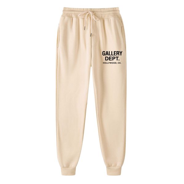 

men's sweatpants autumn winter men fleece jogging training pants sportswear drawstring joggers running swearing sweatpant, Black