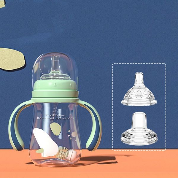 

baby bottle # dual-use bottle cartoon leak-proof water kids children animal drinking products feeding