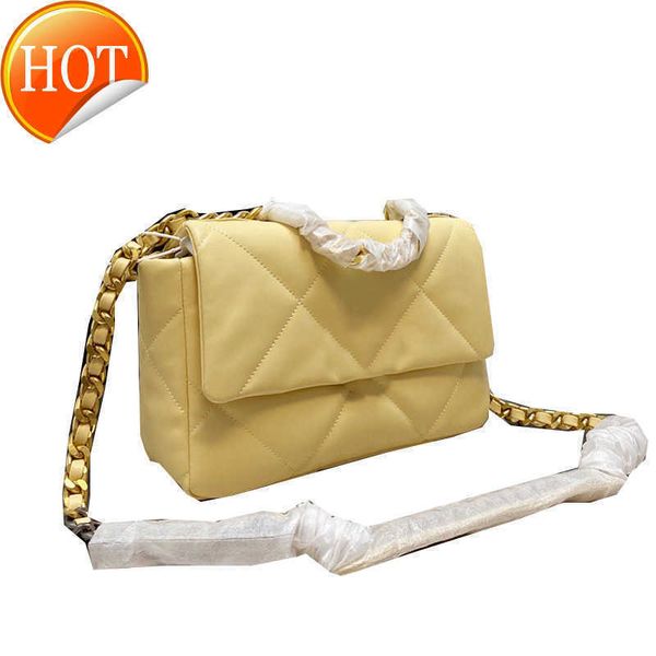 

women's luxury designer handbags shoulder bags tote 2023 new texture lambskin envelope fashion gold street gold chain shoulders crossbo