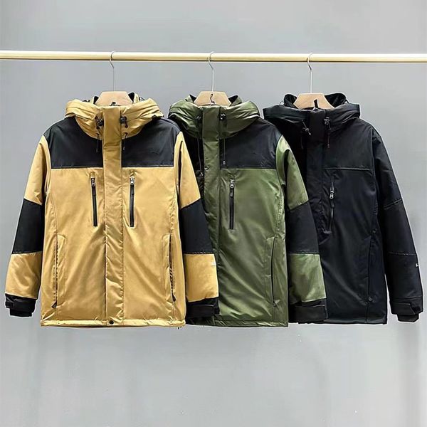 

luxury brand winter puffer jacket mens down jacket men woman thickening warm coat fashion men's clothing outdoor jackets womans designe, Black