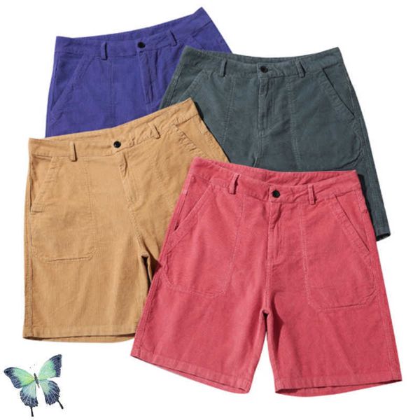 

men's shorts four candy color blank corduroy thin shorts m 3xl t221129 t221129, White;black