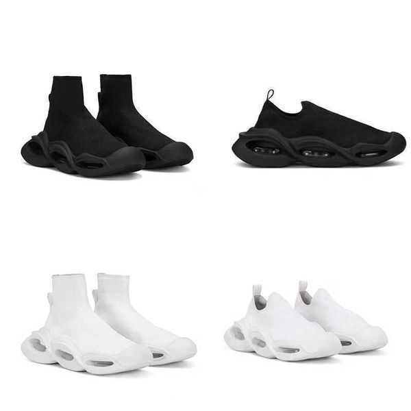 

rwave designer sneaker men sneakers platform stretch mesh wave sock shoes technical 3d knit sock-like trainers fashion white black